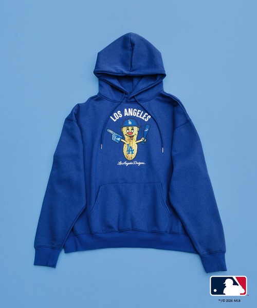 WCJ（ダブルシージェイ）の「MLB HOODIE（パーカー・レディース・ブルー/オレンジ/ネイビー/ブラック/チャコール/グレー/ライトブルー/ホワイト・FREE/XX-LARGE）」の7枚目の写真