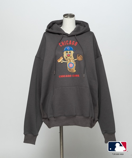 WCJ（ダブルシージェイ）の「MLB HOODIE（パーカー・レディース・ブルー/オレンジ/ネイビー/ブラック/チャコール/グレー/ライトブルー/ホワイト・FREE/XX-LARGE）」の12枚目の写真