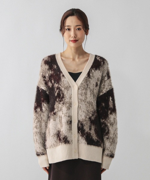 GLOBAL WORK（グローバルワーク）の「柄シャギーカーディガン＊スカートセット/580928（ワンピース・レディース・キャメル/ライトグレー・LARGE/MEDIUM）」の11枚目の写真