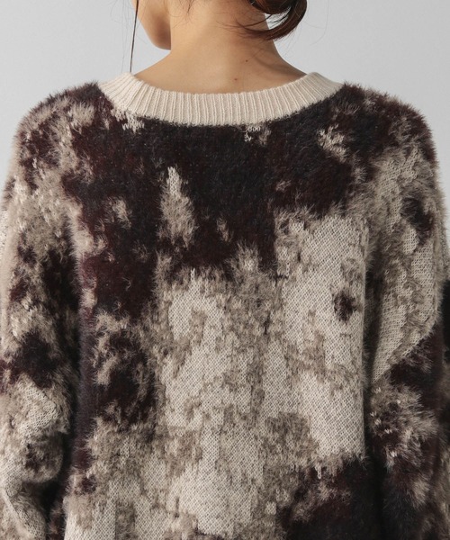 GLOBAL WORK（グローバルワーク）の「柄シャギーカーディガン＊スカートセット/580928（ワンピース・レディース・キャメル/ライトグレー・LARGE/MEDIUM）」の15枚目の写真