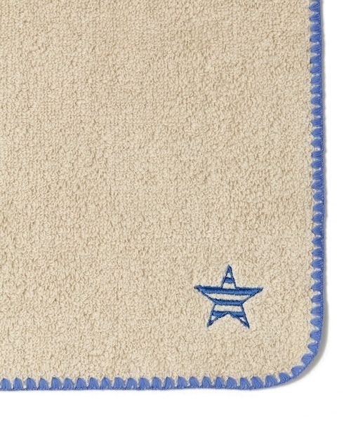 パイル／ガーゼ仕様]星タオルハンカチ 25.5×25.5cm（ハンカチ/ハンド