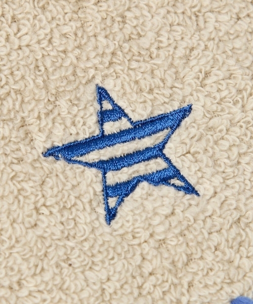 BAYFLOW（ベイフロー）の「[パイル／ガーゼ仕様]星タオルハンカチ 25.5×25.5cm（ハンカチ/ハンドタオル・レディース・ベージュ/ブルー/ホワイト/グリーン/ネイビー・0）」の10枚目の写真