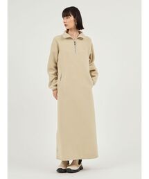 emmi（エミ）の「【セットアイテム】eco ストール付きフリースワンピース（ワンピース）」