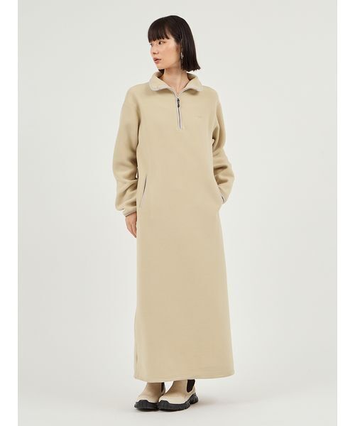 セットアイテム】eco ストール付きフリースワンピース（ワンピース