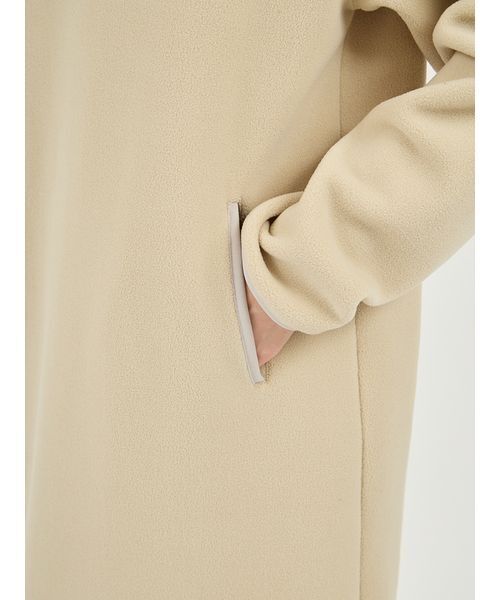 emmi（エミ）の「【セットアイテム】eco ストール付きフリースワンピース（ワンピース・レディース・ミント/ネイビー/ブルー・0/1）」の10枚目の写真