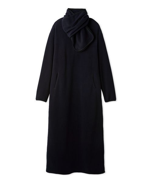 セットアイテム】eco ストール付きフリースワンピース（ワンピース