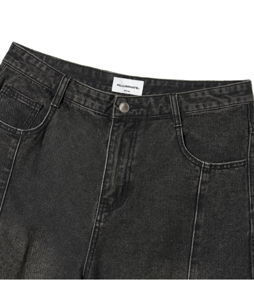 F.ILLUMINATE(フィルミネイト)の「フラップポケットデニムショーツ-ブラック(その他パンツ・レディース・その他・SMALL/MEDIUM/LARGE)」の5枚目の写真