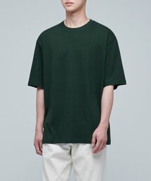 リラックスフィットクルーネックTシャツ2 [ディープグリーン]