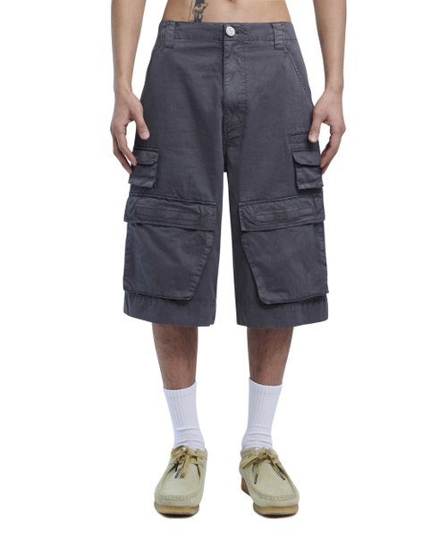 NOMANUAL(NOMANUAL)の「B.M CARGO SHORTS - WASHED CHARCOAL(その他パンツ・レディース・その他・MEDIUM/LARGE)」の2枚目の写真