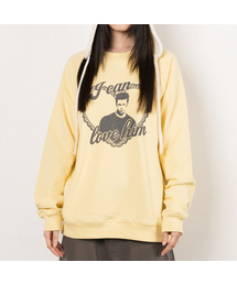 WEBHOUSE（ウェブハウス）の「ラブヒム スウェットシャツ - イエロー（スウェット）」