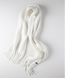 Right-on | 【HONEYSUCKLE ROSE】太フリンジ ストール (ボリューム感/柔らか素材/軽量/シンプル無地/保温性/多用途/オールシーズン)(ストール/ショール)