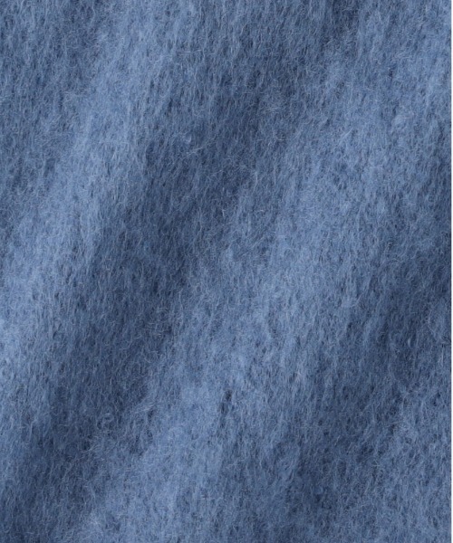 Right-on(ライトオン)の「【HONEYSUCKLE ROSE】太フリンジ ストール (ボリューム感/柔らか素材/軽量/シンプル無地/保温性/多用途/オールシーズン)(ストール/ショール・レディース・ホワイト/ブルー・ONE SIZE)」の6枚目の写真