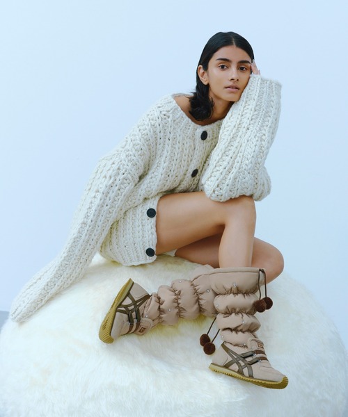 Onitsuka Tiger（オニツカタイガー）の「WINTER HEAVEN / ウィンターヘブン（ブーツ・レディース・ホワイト系その他/ブラウン系その他/ブラック×ブラック・28/27.5/24/23.5/23/22.5/28.5/27/26.5/26/25.5/25/24.5）」の7枚目の写真