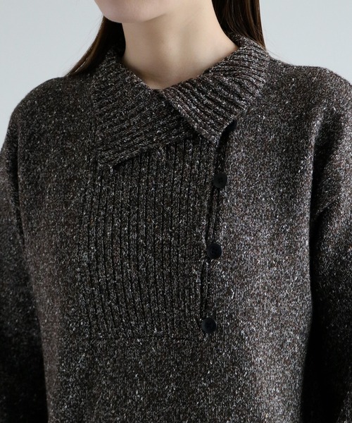 cepo（セポ）の「ネップハイネックニットワンピース（ワンピース・レディース・グレー/ブラウン/ベージュ・M）」の15枚目の写真