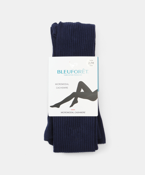 BLEU FORET(ブルーフォレ)の「BLEU FORET COLLANT MODAL CACHEMIRE 3215:タイツ(タイツ/ストッキング・レディース・ネイビー・MEDIUM)」の1枚目の写真