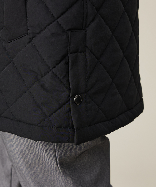 ABAHOUSE GRAY（アバハウスグレイ）の「【コーデュロイ襟】ラグラン 中綿キルティング ジャケット（ブルゾン・メンズ・ブラック/モカ・46/48/50）」の11枚目の写真