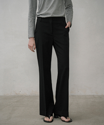 SIYAZU（シヤジュ）の「SIPT7148 ニュークラシックローライズスラックス_ブラック（スラックス）」