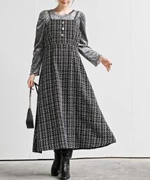 rps | インナーSETツイードフレアーキャミワンピース(ワンピース)