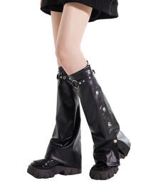 WEGO | WEGO/PUベルトレッグカバー(レッグウォーマー)