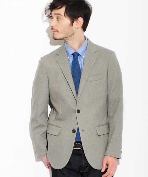 green label relaxing(グリーンレーベルリラクシング)の「KT RIPPLE REV/COL NT 2B ジャケット◆(テーラードジャケット・メンズ・グレー/ネイビー・X-LARGE/MEDIUM/LARGE/SMALL)」の2枚目の写真