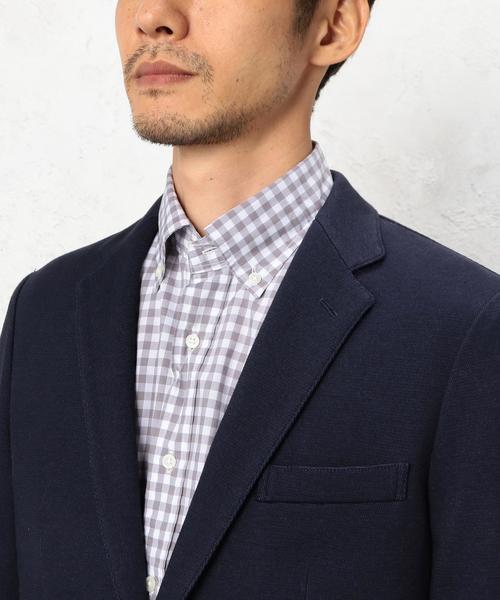 green label relaxing(グリーンレーベルリラクシング)の「KT RIPPLE REV/COL NT 2B ジャケット◆(テーラードジャケット・メンズ・グレー/ネイビー・X-LARGE/MEDIUM/LARGE/SMALL)」の7枚目の写真