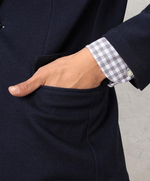 green label relaxing(グリーンレーベルリラクシング)の「KT RIPPLE REV/COL NT 2B ジャケット◆(テーラードジャケット・メンズ・グレー/ネイビー・X-LARGE/MEDIUM/LARGE/SMALL)」の21枚目の写真