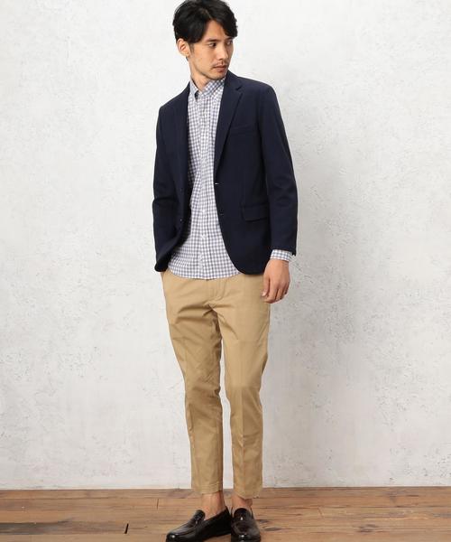 green label relaxing(グリーンレーベルリラクシング)の「KT RIPPLE REV/COL NT 2B ジャケット◆(テーラードジャケット・メンズ・グレー/ネイビー・X-LARGE/MEDIUM/LARGE/SMALL)」の12枚目の写真