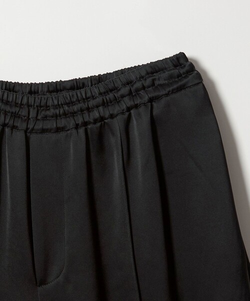 【新品】conte＞サテン ハーフパンツ　ブラック セール】＜conte＞サテン ハーフパンツ（その他パンツ）｜conte