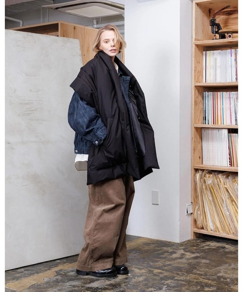 VOAAOV（ヴォアーブ）の「【VOAAOV】 KAWADA DOWN Big Stole -Cotton