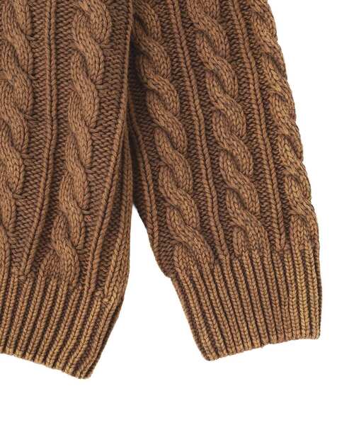 CRAFT STANDARD BOUTIQUE(クラフトスタンダードブティック)の「スノーウォッシュケーブルニット(ニット/セーター・メンズ・マスタード/ブラック・M/L/XL)」の17枚目の写真