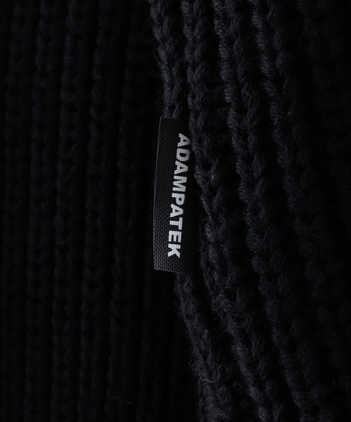 Art re A select(アトリエセレクト)の「【ADAMPATEK/アダムパテック】cotton wool damaged knit(ニット/セーター・メンズ・ブラック/グレー・M/L)」の6枚目の写真