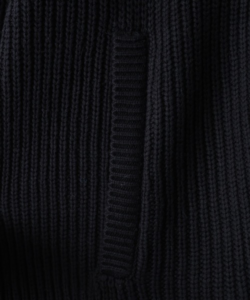 Art re A select(アトリエセレクト)の「【ADAMPATEK/アダムパテック】cotton wool damaged knit(ニット/セーター・メンズ・ブラック/グレー・M/L)」の8枚目の写真