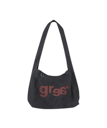 GRAVER(O[o[)[UNISEX]GRAE-S Striped Cotton Canvas Crossbody Bag_2 Colors(bZW[obO)