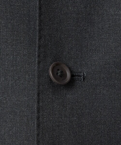 green label relaxing（グリーンレーベルリラクシング）の「REDA トロピカル 無地 5B スーツベスト（スーツベスト・メンズ・ネイビー/ダークグレー/ダークブラウン/ダークグリーン/ブラック・52/50/48/46/44/42）」の22枚目の写真