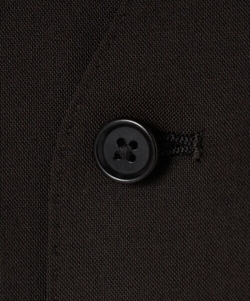 green label relaxing（グリーンレーベルリラクシング）の「REDA トロピカル 無地 5B スーツベスト（スーツベスト・メンズ・ネイビー/ダークグレー/ダークブラウン/ダークグリーン/ブラック・52/50/48/46/44/42）」の10枚目の写真