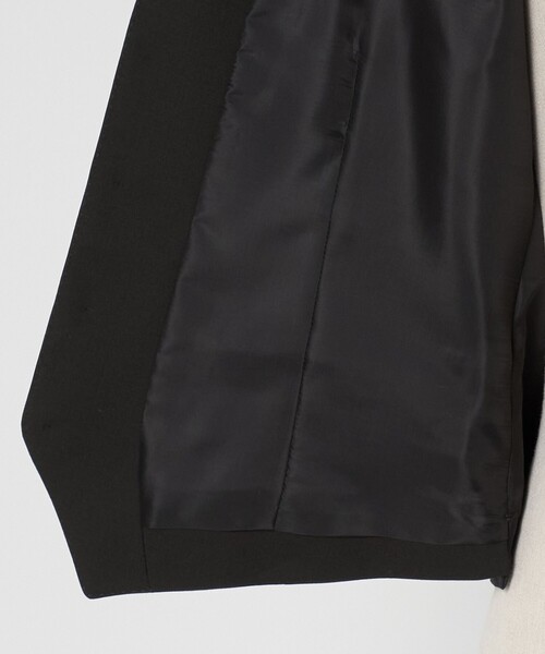 green label relaxing（グリーンレーベルリラクシング）の「REDA トロピカル 無地 5B スーツベスト（スーツベスト・メンズ・ネイビー/ダークグレー/ダークブラウン/ダークグリーン/ブラック・52/50/48/46/44/42）」の6枚目の写真