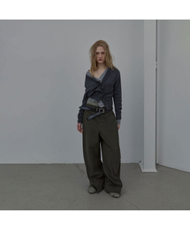 LCDC TM（エルシーディーシーティーエム）の「CURVED SNAP PANTS (KHAKI)（その他パンツ）」