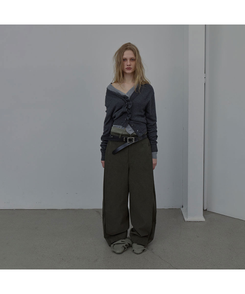 LCDC TM(エルシーディーシーティーエム)の「CURVED SNAP PANTS (KHAKI)(その他パンツ・レディース・その他・SMALL/MEDIUM)」の3枚目の写真
