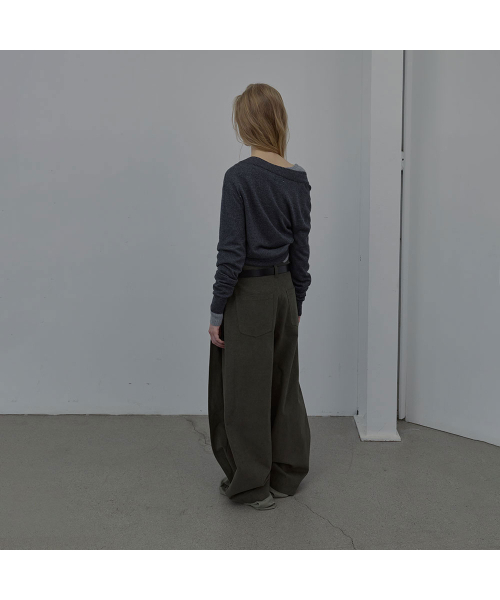 LCDC TM(エルシーディーシーティーエム)の「CURVED SNAP PANTS (KHAKI)(その他パンツ・レディース・その他・SMALL/MEDIUM)」の5枚目の写真