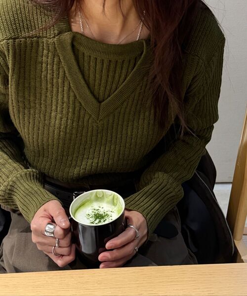 LCDC TM(エルシーディーシーティーエム)の「CURVED SNAP PANTS (KHAKI)(その他パンツ・レディース・その他・SMALL/MEDIUM)」の11枚目の写真
