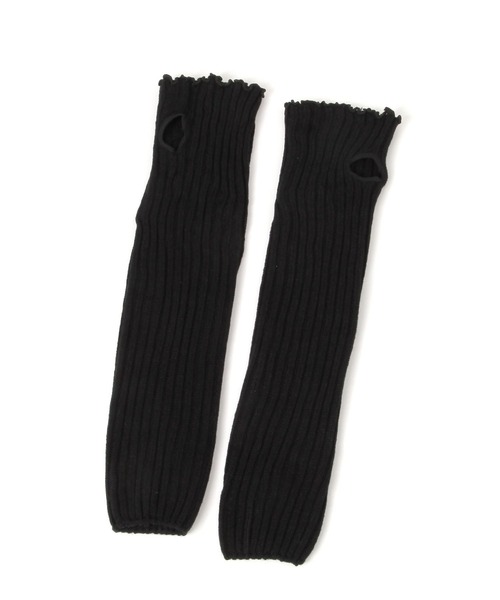 GLOBAL WORK（グローバルワーク）の「メロウアームウォーマーロング/612076（アームカバー・レディース・ブラック/グレー/オフホワイト・FREE）」の6枚目の写真