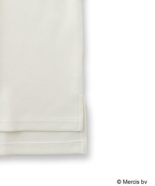 OPAQUE.CLIP（オペークドットクリップ）の「【コラボ】miffy ｘ OPAQUE.CLIP ポイント刺しゅう入りフーディー（パーカー・レディース・オフホワイト/ブラック・99）」の9枚目の写真