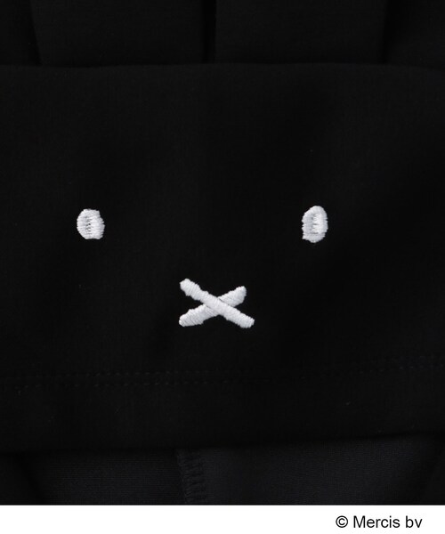 OPAQUE.CLIP（オペークドットクリップ）の「【コラボ】miffy ｘ OPAQUE.CLIP ポイント刺しゅう入りフーディー（パーカー・レディース・オフホワイト/ブラック・99）」の10枚目の写真