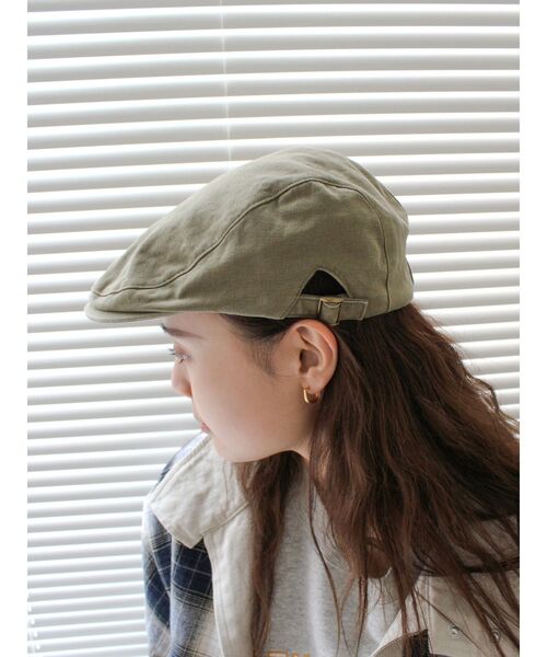 Ungrid（アングリッド）の「ウォッシュデザインハンチング（ハンチング/ベレー帽・レディース・ブラック/カーキ・FREE）」の12枚目の写真