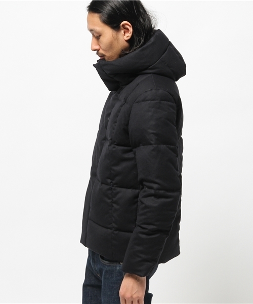 HARE(ハレ)の「ウールダウンブルゾン(HARE)(ダウンジャケット/コート・メンズ・グレー/ネイビー/ブルー系その他/グレー系その他・MEDIUM/SMALL/LARGE)」の7枚目の写真