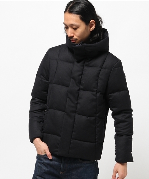 HARE(ハレ)の「ウールダウンブルゾン(HARE)(ダウンジャケット/コート・メンズ・グレー/ネイビー/ブルー系その他/グレー系その他・MEDIUM/SMALL/LARGE)」の21枚目の写真