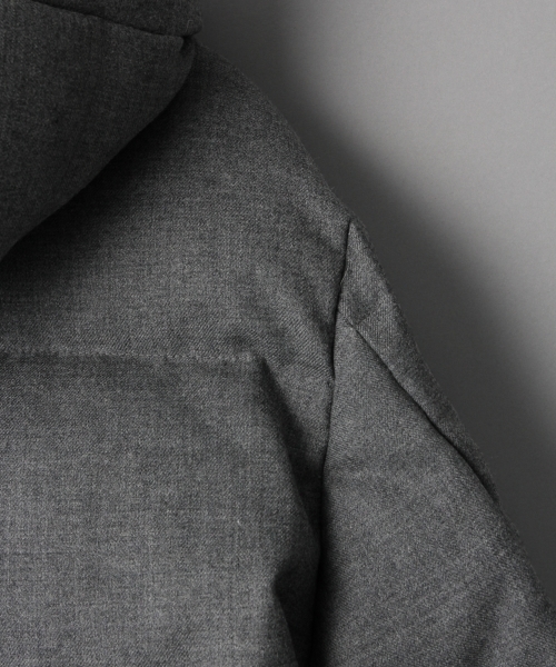 HARE(ハレ)の「ウールダウンブルゾン(HARE)(ダウンジャケット/コート・メンズ・グレー/ネイビー/ブルー系その他/グレー系その他・MEDIUM/SMALL/LARGE)」の17枚目の写真