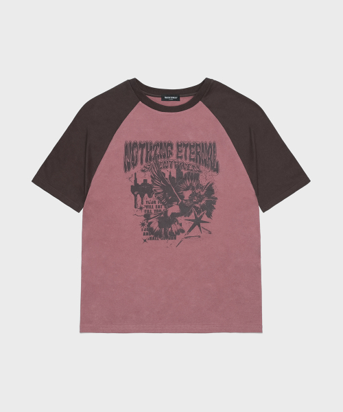 SAINTPAIN(セイントペイン)の「SPピジョンラグラン半袖Tシャツディープピンク(Tシャツ/カットソー・レディース・その他・MEDIUM/LARGE)」の1枚目の写真
