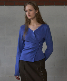 Basel v-neck cardigan (deep blue)