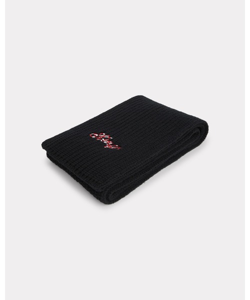 KENZO(ケンゾー)の「'KENZO Winter Holidays' スカーフ イン ウール(ストール/ショール・メンズ・ブラック系その他・ONE SIZE)」の2枚目の写真